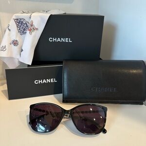 Chanel Black Sunglasses